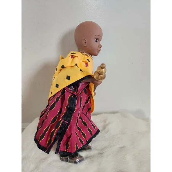 NWD Georgetown Collection 14" Carl Massey Doll Africa Artist Series NO HAT - Picture 5 of 7